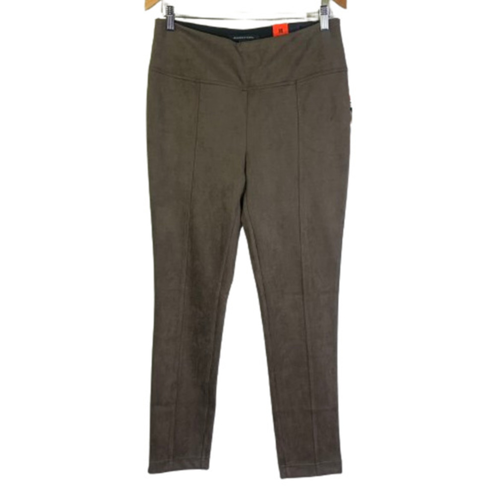 ANDREW MARC Taupe Vegan Suede Leggings -‎ NWT